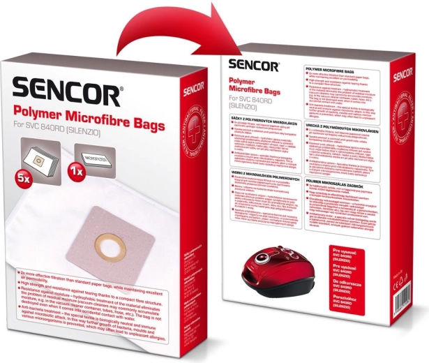 Saci din microfibră Sencor pentru aspiratorul SVC 840