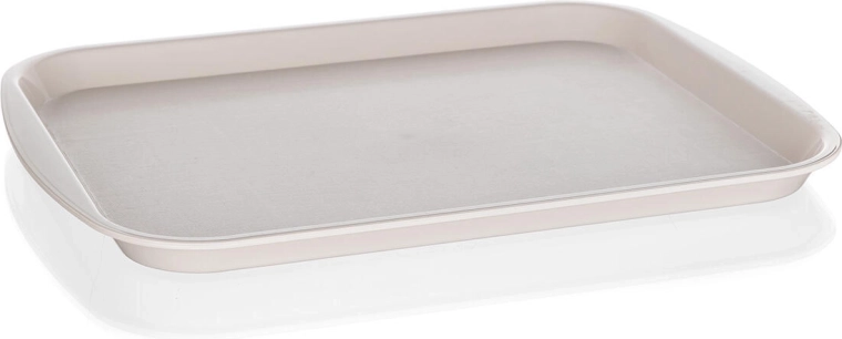 Tavă din plastic Culinaria, culoare fildeș, 35 × 26 cm