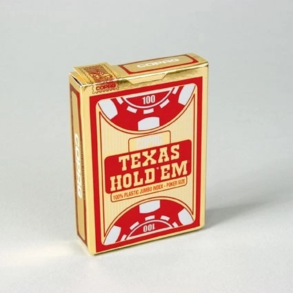 Cărți de poker Texas Jumbo roșii