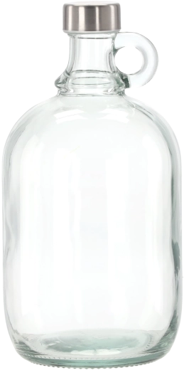 Damigeană din sticlă cu mâner 3 l cu capac cu filet