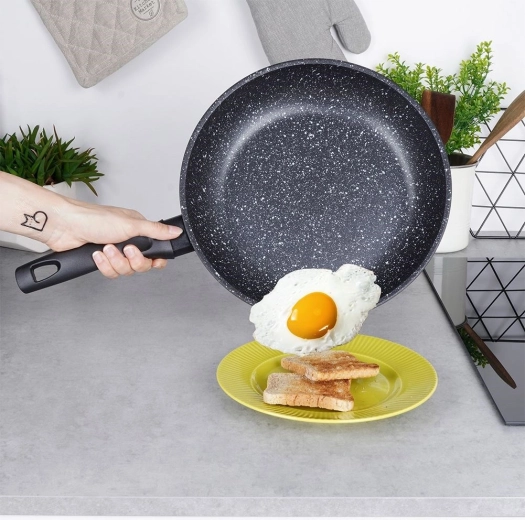 Suprafață antiaderentă din granit fără PFOA și PTFE
