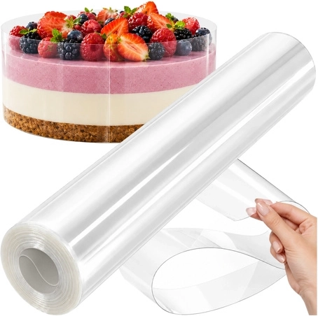 Folie de acetat (rant) pentru cofetărie Ruhhy PET 20 cm x 10 m
