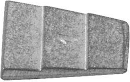 Penă de fixare metalică nr. 5, 38 × 50 mm (20 buc.)