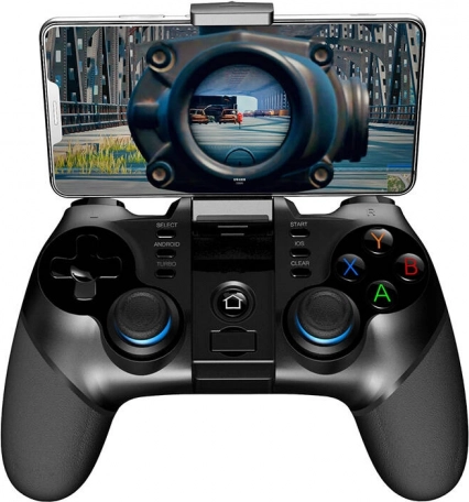 Controler de jocuri wireless iPega pentru mobil și PC (negru)