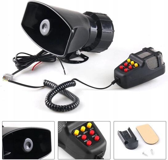 Megafon și accesorii complete de montaj