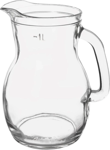 Carafă din sticlă cu gradare 1 l