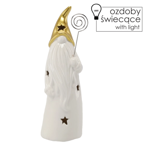 Ceramică lucioasă și pălărie aurie