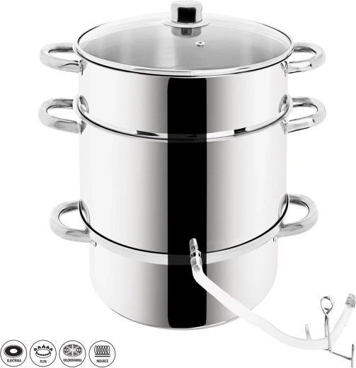 Oală de inox pentru stoarcerea sucului Orion 8 l