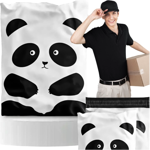Plicuri poștale din folie panda 255 × 370 mm, 50 buc