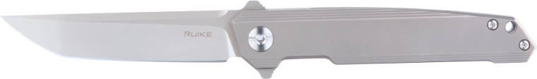 Ruike M126-TZ cuțit de buzunar 9 cm, titan gri, Bead Blasted