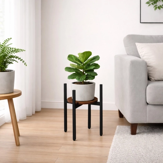 Aspect loft cu decor de lemn