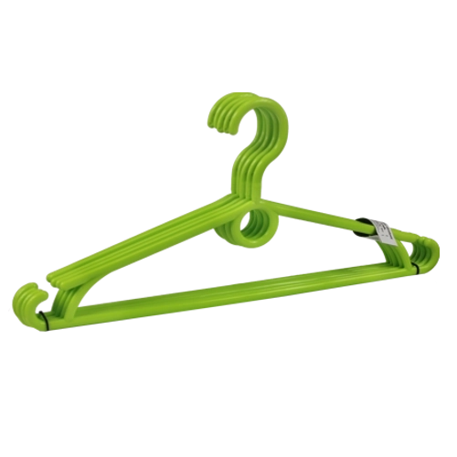 Set de 5 umerașe din plastic cu cârlig rotativ