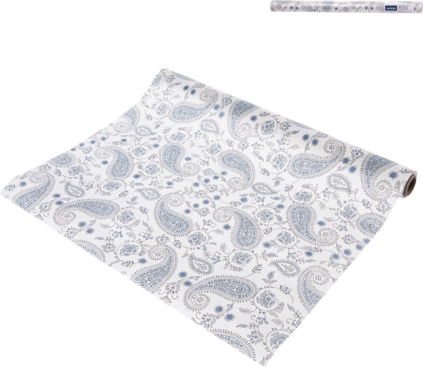 Traversă de masă din hârtie cu model cașmir (paisley) 180 × 40 cm