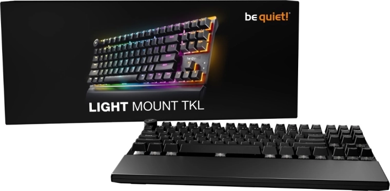 Be quiet! Light Mount TKL tastatură mecanică silențioasă, liniară