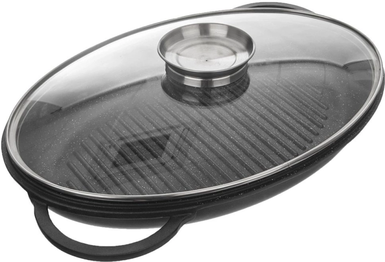 Tigaie grill ca un capac practic