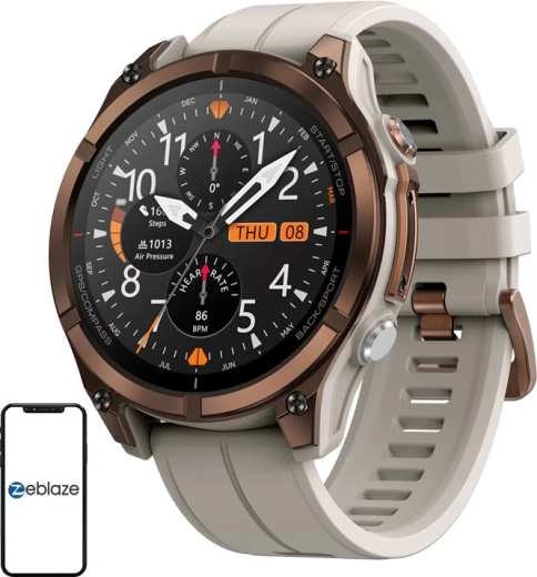 Zeblaze Stratos 4 Pro ceas inteligent outdoor maro