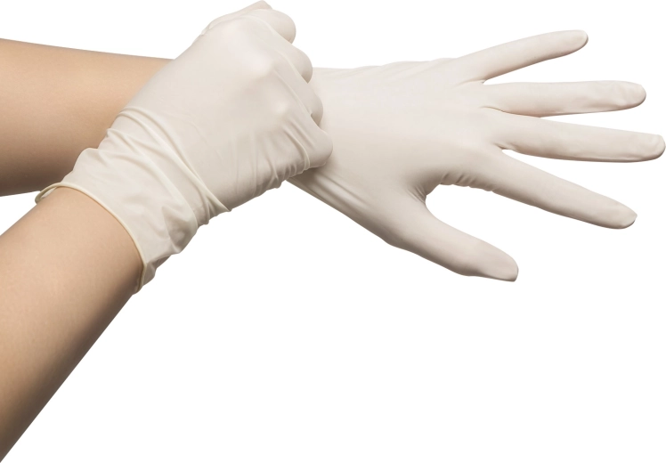 Mănuși de latex de unică folosință, mărimea L, 10 bucăți