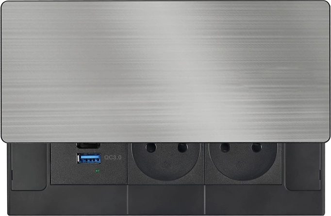 Încărcare USB rapidă: USB‑C PD 20 W + USB‑A QC 3.0