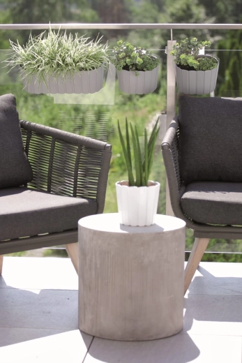 Ideal pentru balcon, pervaz și terasă