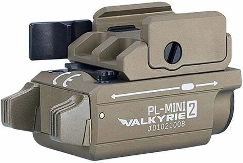 Lumină tactică pentru pistol Olight PL-Mini 2 Valkyrie, 600 lm, culoare nisip