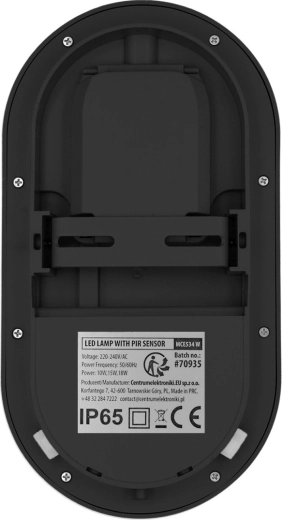 Potrivită și pentru exterior – protecție IP65