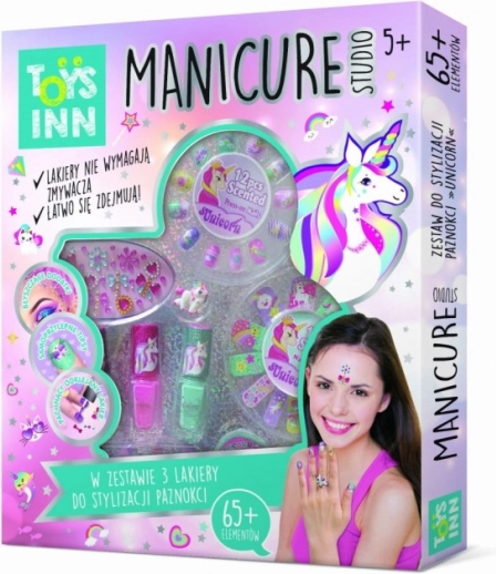 Set Studio Manichiură 3 lacuri Unicorn