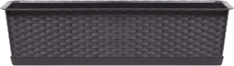 Jardiniere cu tavă RATOLLA CASE 39 cm umbră