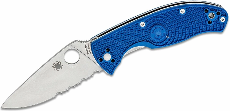 Spyderco Tenacious Lightweight Blue cuțit de buzunar 8,6 cm, satin, albastru, FRN