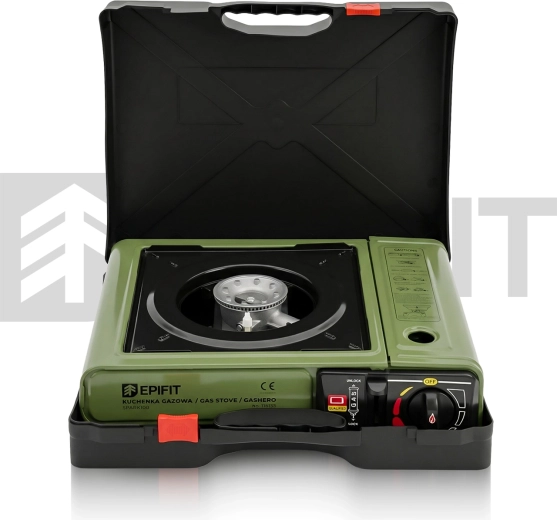 Aragaz turistic pe gaz SPARK100 verde