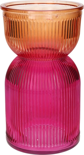 Vază Same Duo roz-piersică 12 × 21 cm