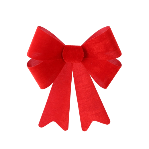 Cocardă de Crăciun roșie 36 × 51 cm