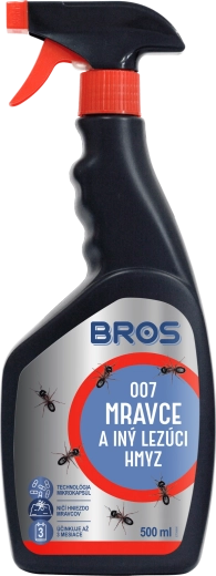 Bros spray 007 pentru furnici și insecte târâtoare 500 ml