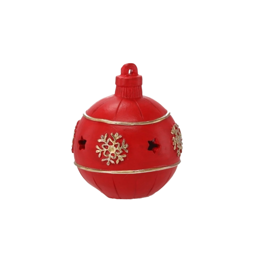 Decorațiune LED de Crăciun roșie 13 cm