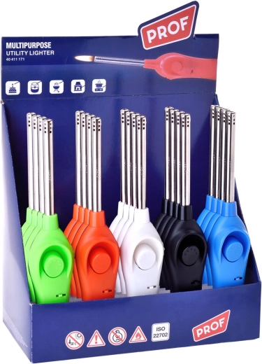 Brichetă PROF reîncărcabilă cu flacără și siguranță pentru copii 23,5 cm