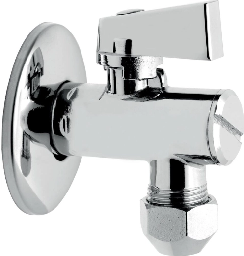 Supapă de colț fără filtru 1/2 x 1/2 cu piuliță olandeză