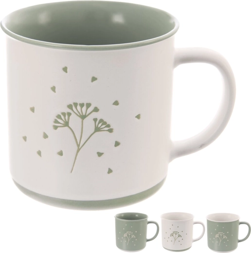 Cană ceramică Greenish 0,5 l (mix)