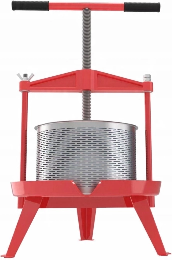 Coș perforat din inox pentru presare curată