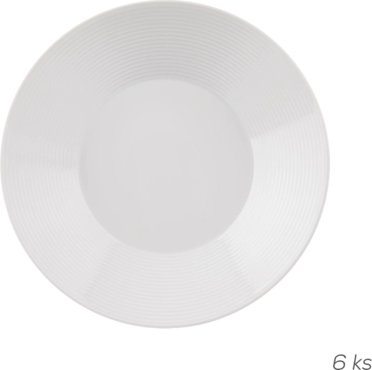 Farfurie adâncă Mona „linie” 22 cm, set 6 buc.