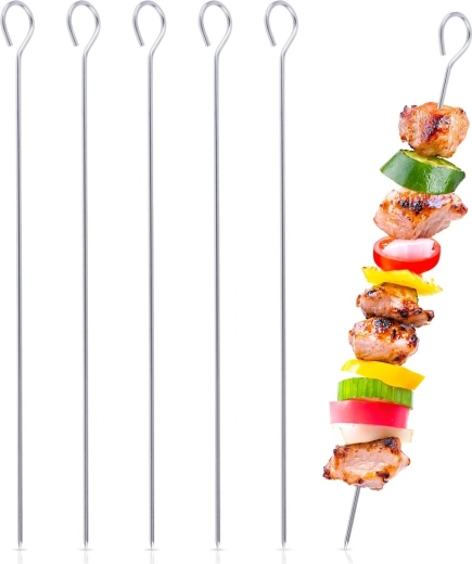 Ace din inox Vilde pentru frigărui 35 cm, 6 buc.