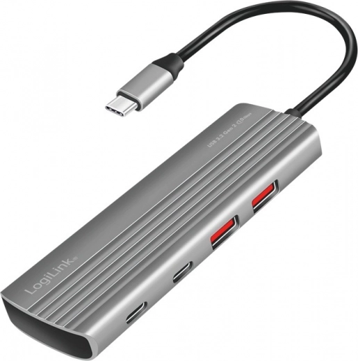 Hub USB-C cu suport PD 100W și 5 porturi USB-C