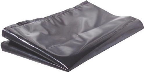 Saci din plastic 60 × 120 cm, 120 µm, negri (10 buc)