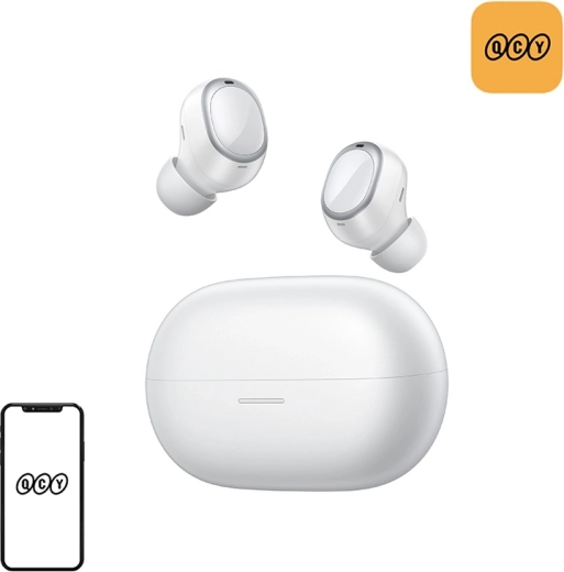 Căști wireless QCY MeloBuds A30 albe