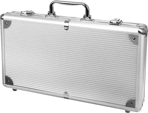 Servietă rezistentă din aluminiu cu sistem de închidere