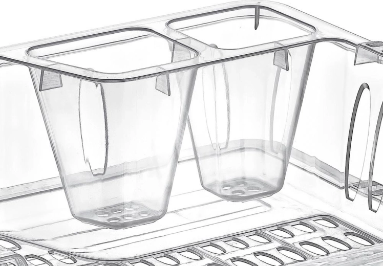 Tavă detașabilă și scurgere rapidă