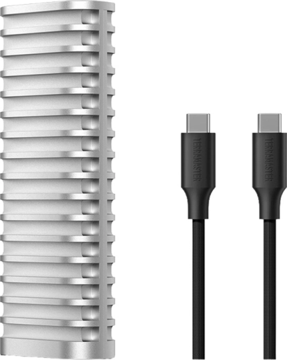 Terramaster D1 SSD Plus carcasă externă pentru SSD M.2 NVMe (USB4, 1 bay)