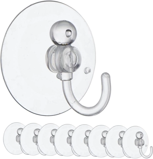Set cârlige cu ventuză 3,5 cm – 8 buc.