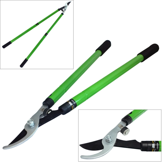 Foarfecă telescopică pentru crengi cu două mâini 68 cm