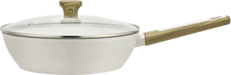 Tigaie Kitchisimo Bianco cu capac, 28 cm
