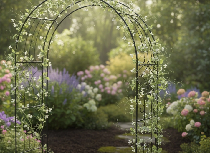 Sprijin ideal pentru trandafiri și alte plante cățărătoare