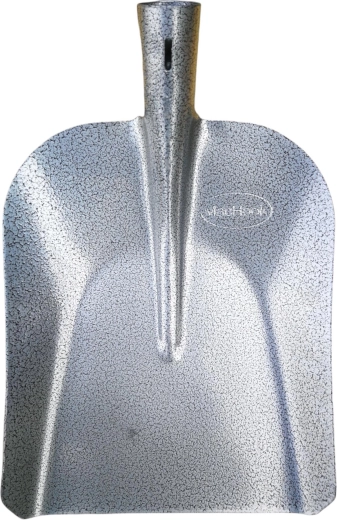 Lopată din oțel pentru grajd, fără coadă, cu vopsea tip ciocănit 230 × 280 mm